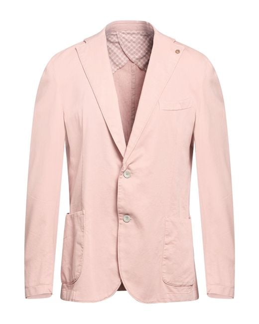 Barbati Pink Blazers for men