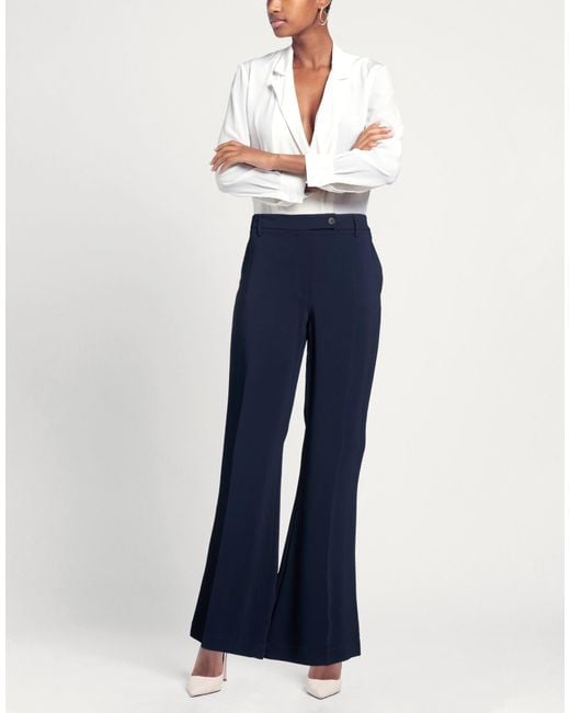 True Royal Blue Pants Viscose, Elastane