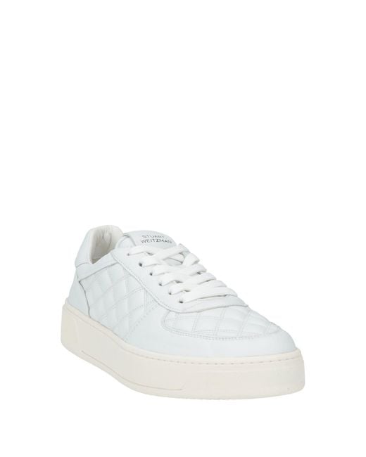 Stuart Weitzman White Sneakers Leather