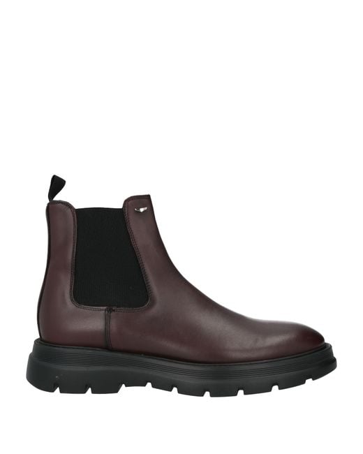 Alberto Guardiani Brown Ankle Boots for men