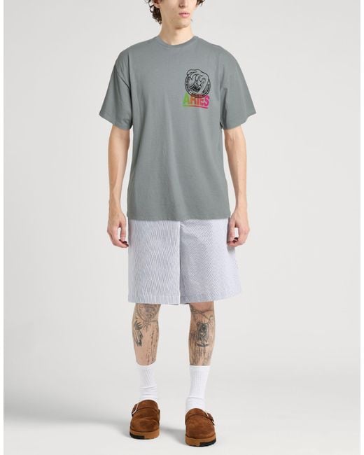 Aries Gray T-Shirt for men