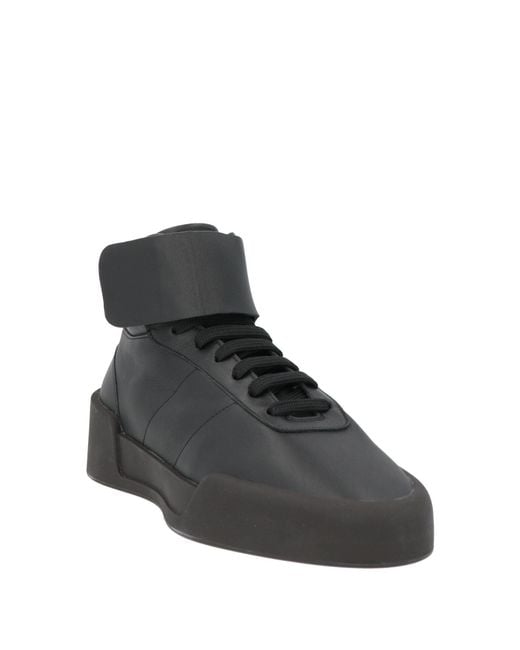 Fear Of God Black Sneakers Leather for men