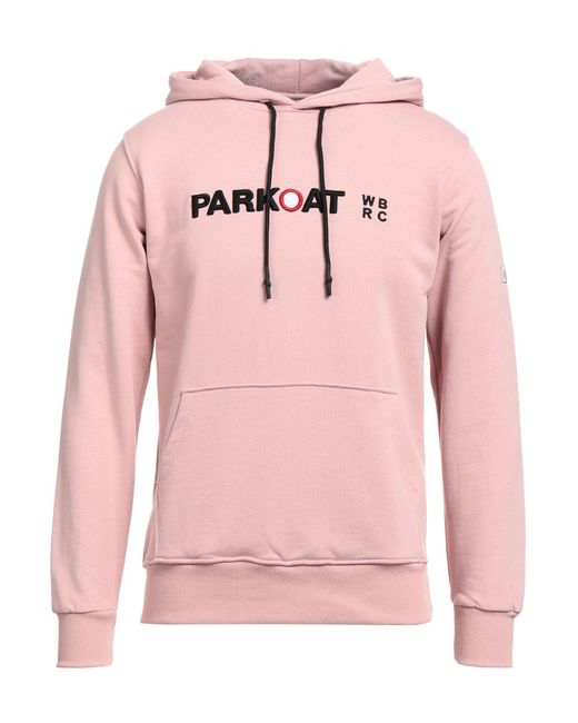 Parkoat Pink Light Sweatshirt Cotton for men