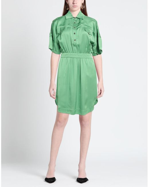 Annarita N. Green Mini Dress