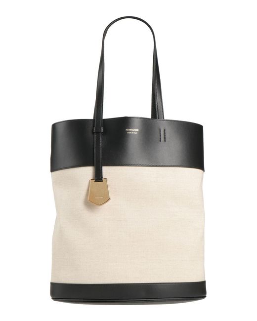 Borsa A Mano di Ferragamo in Natural