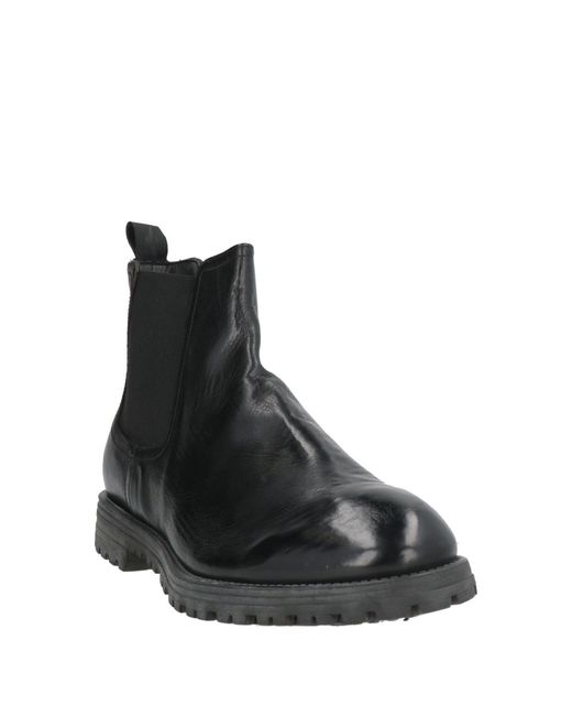 Sturlini Black Ankle Boots Leather for men