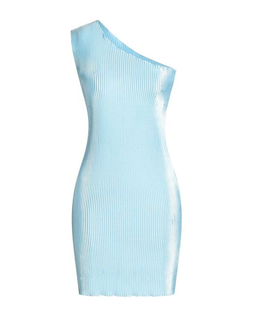 LIDEE Woman Blue Mini Dress