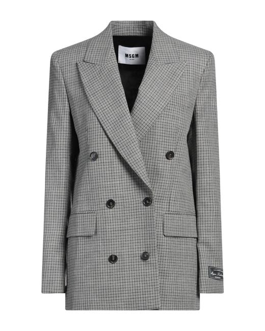 MSGM Gray Blazer