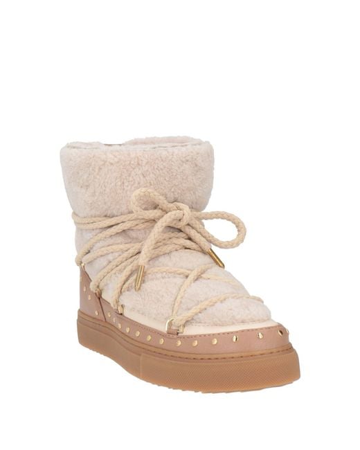 Inuikii Natural Ankle Boots Shearling