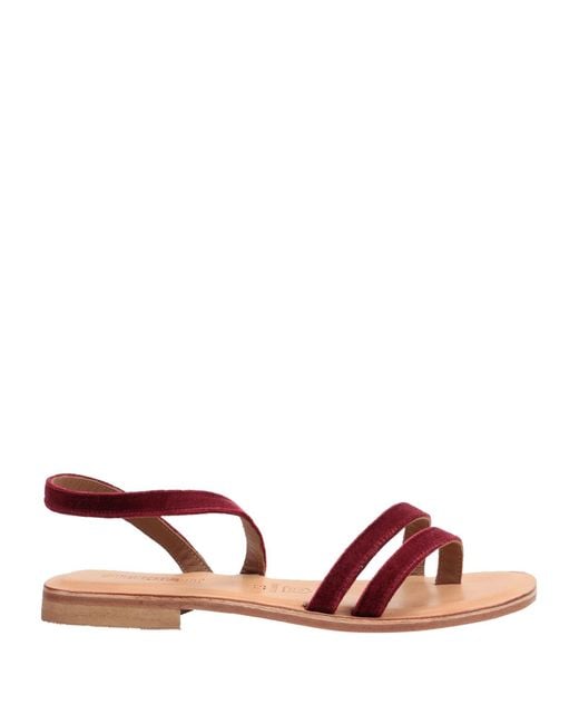STRINGART Red Thong Sandal
