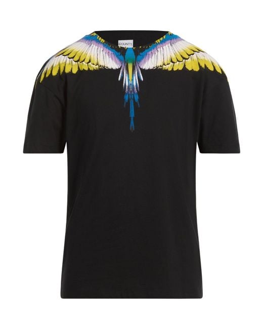 Marcelo Burlon Black T-Shirt Cotton for men