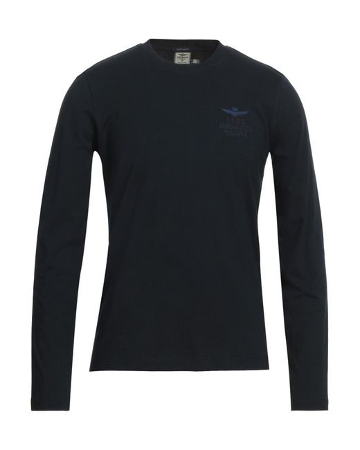 T-shirt di Aeronautica Militare in Black da Uomo