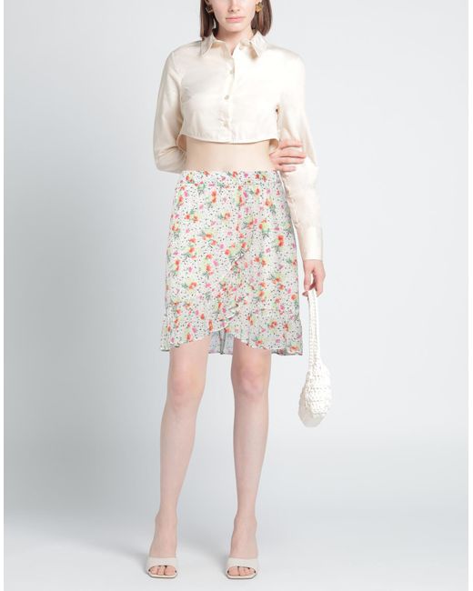 Essentiel Antwerp White Midi Skirt