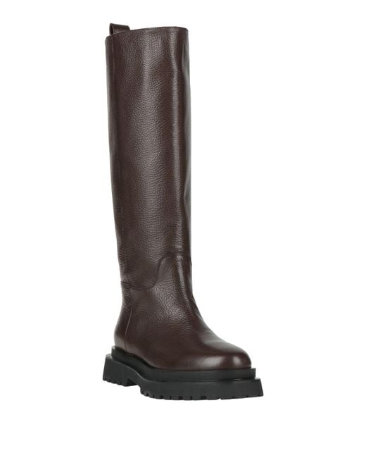 Peserico Brown Boot Leather