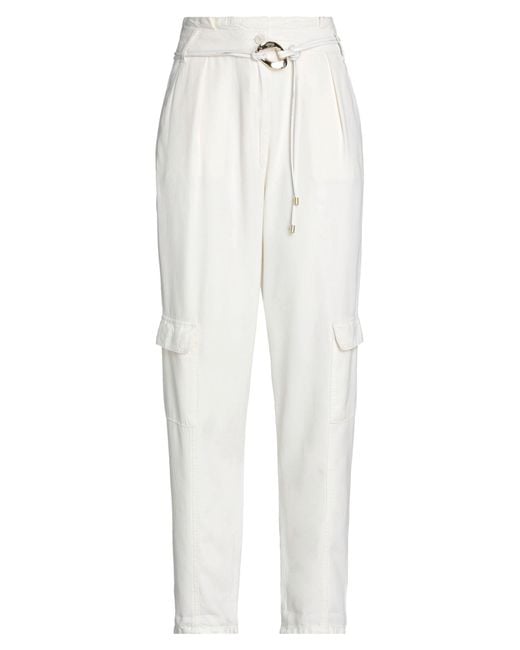 Patrizia Pepe White Trouser