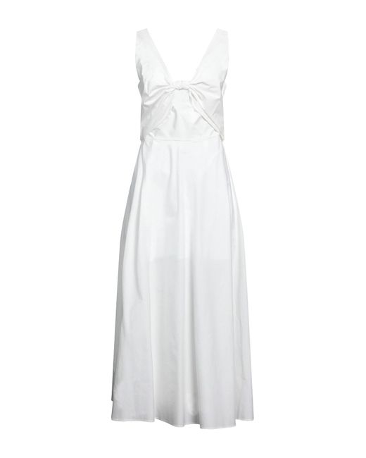 Nenette White Maxi-Kleid