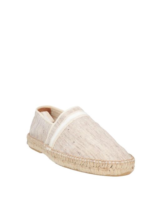 Eleventy White Espadrilles Textile Fibers for men