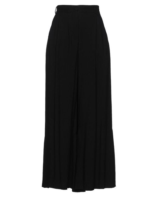 Masnada Black Pants Wool, Elastane