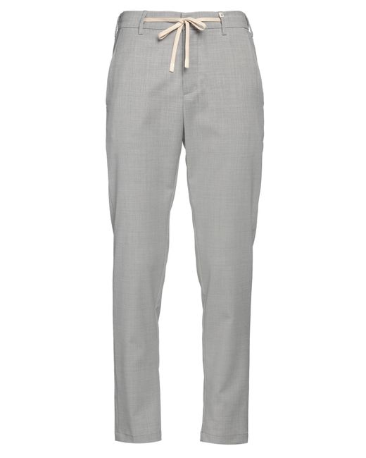 Myths Gray Pants Polyester, Wool, Elastane for men