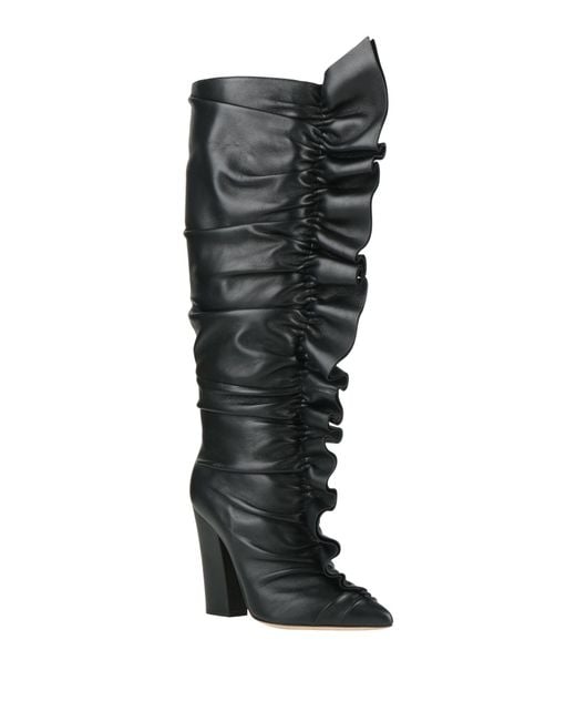 Sergio Rossi Black Boot Leather