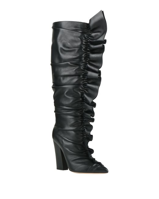Sergio Rossi Black Boot Leather