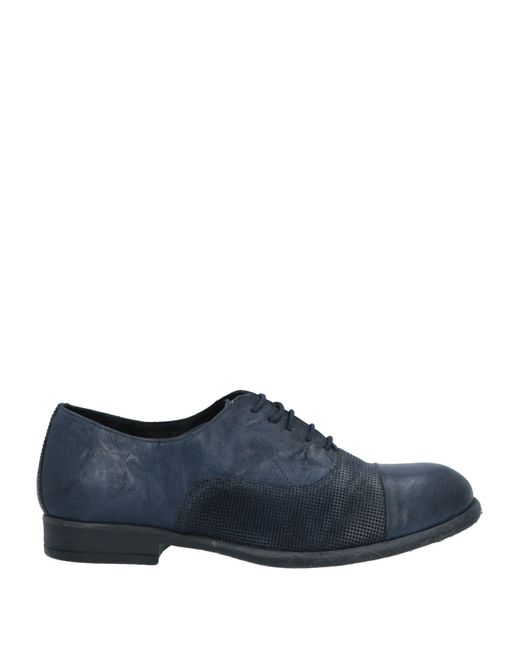 Antica Cuoieria Blue Lace-up Shoes for men
