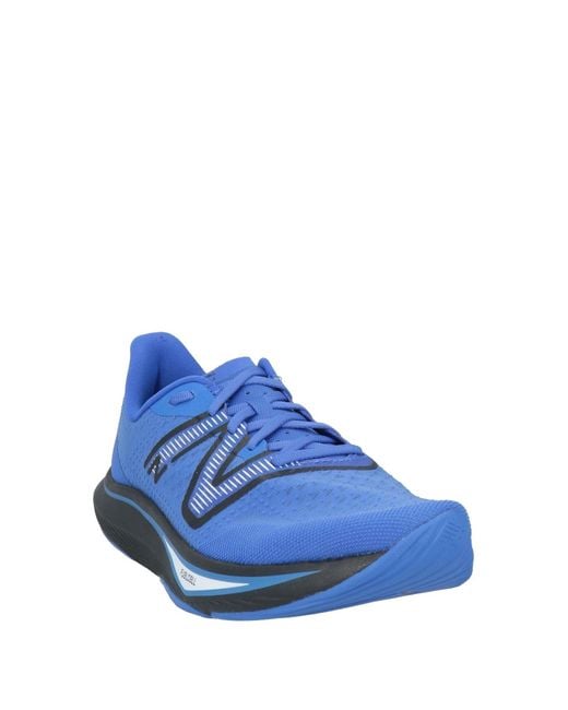 New Balance Blue Sneakers Textile Fibers for men
