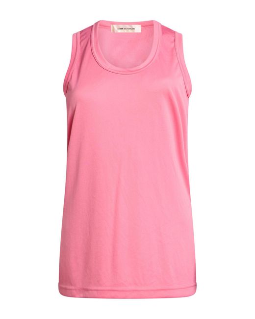 Comme des Garçons Pink Tank Top Polyester