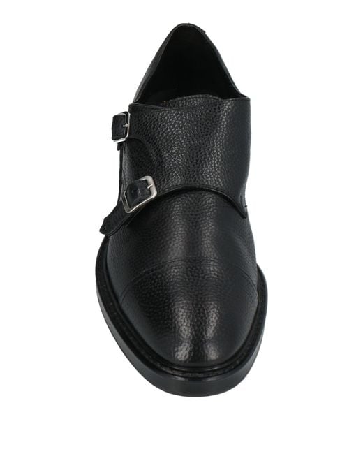 Doucal's Black Loafers Leather for men