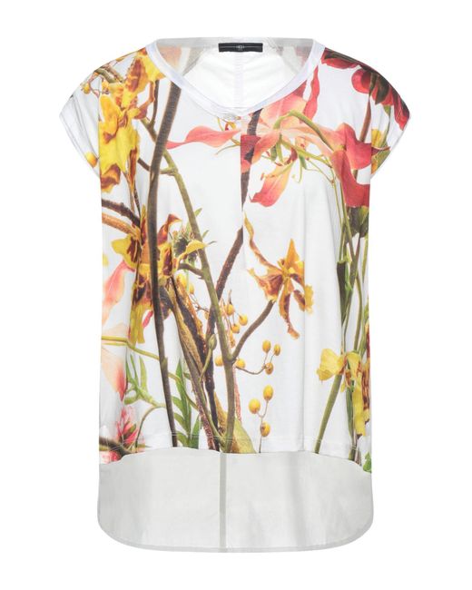 T-shirt High en coloris White