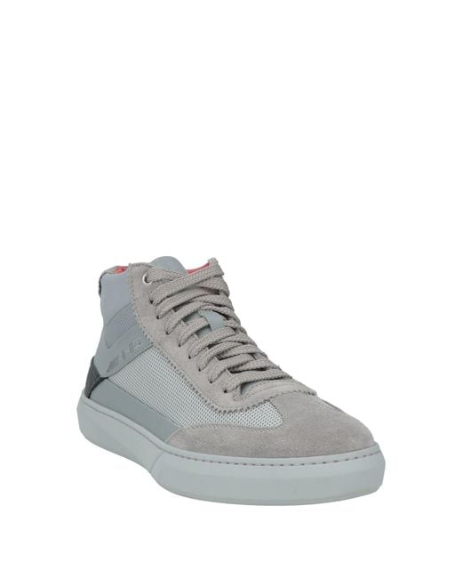 Santoni Gray Trainers
