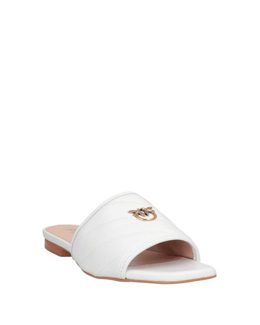 Pinko White Sandals