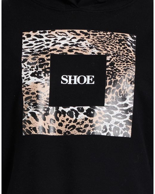 Shoe Black Sweatshirt Cotton, Elastane