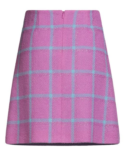 Versace Purple Mini Skirt