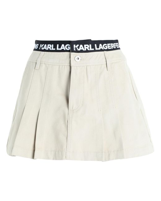 Karl Lagerfeld White Mini Skirt