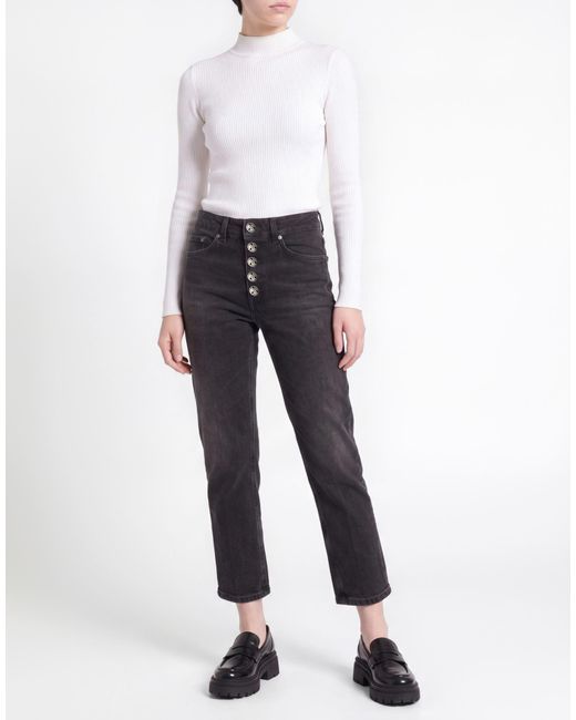 Dondup Black Jeans Cotton, Elastane