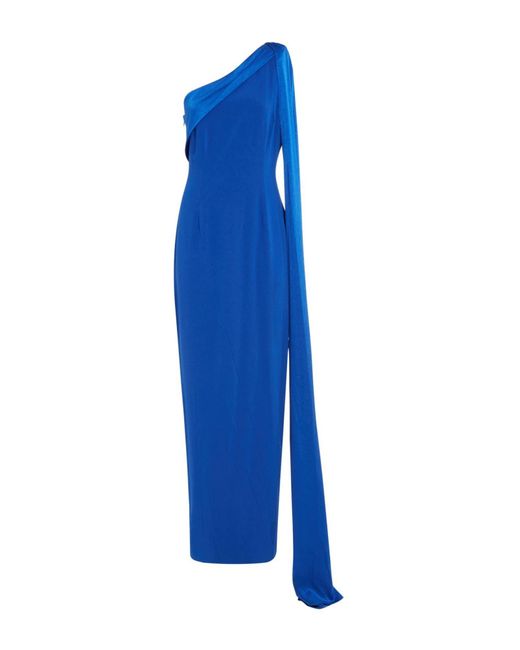 Vestido largo Roland Mouret de color Blue