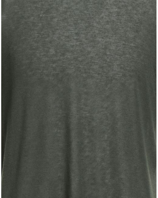 Daniele Fiesoli Green Military T-Shirt Viscose, Nylon, Cashmere, Elastane for men