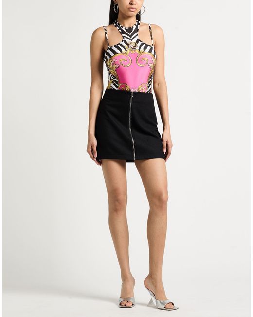Versace Jeans Couture Pink Bodysuit Polyester, Elastane
