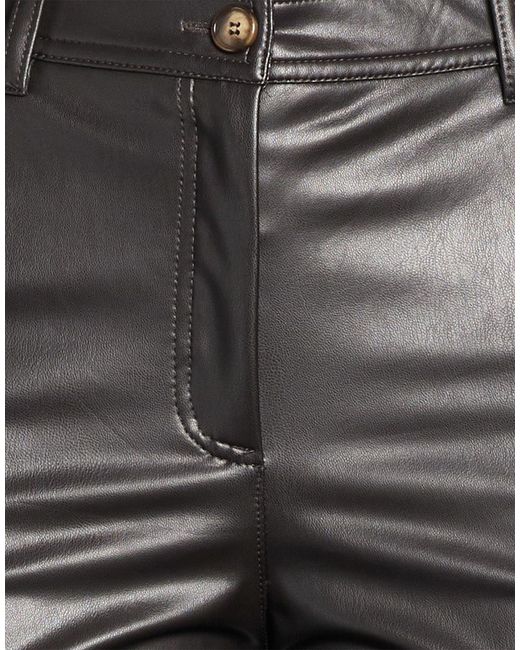 Elena Miro Gray Pants Polyester, Elastane