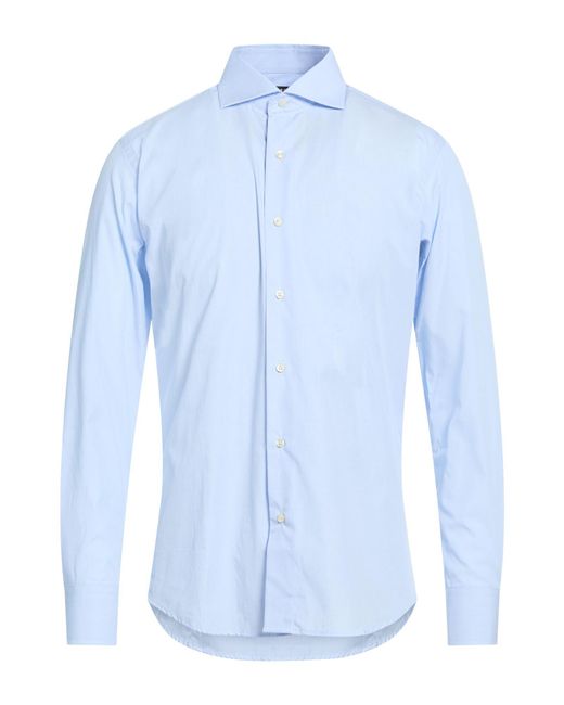 Emanuel Ungaro Blue Shirt Cotton for men
