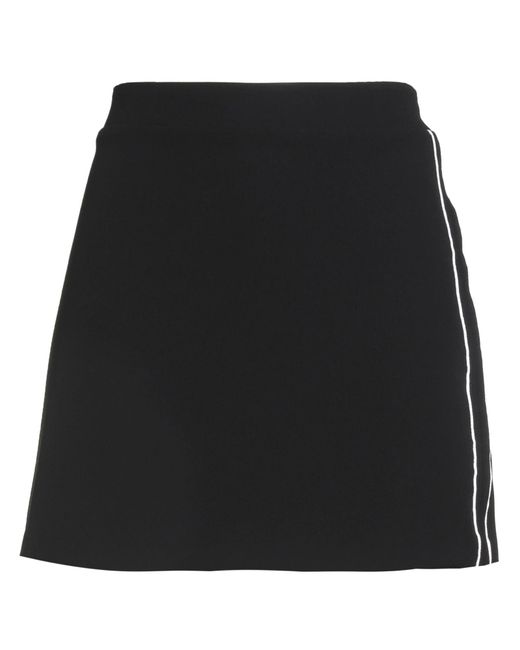 Caractere Black Mini Skirt Polyester