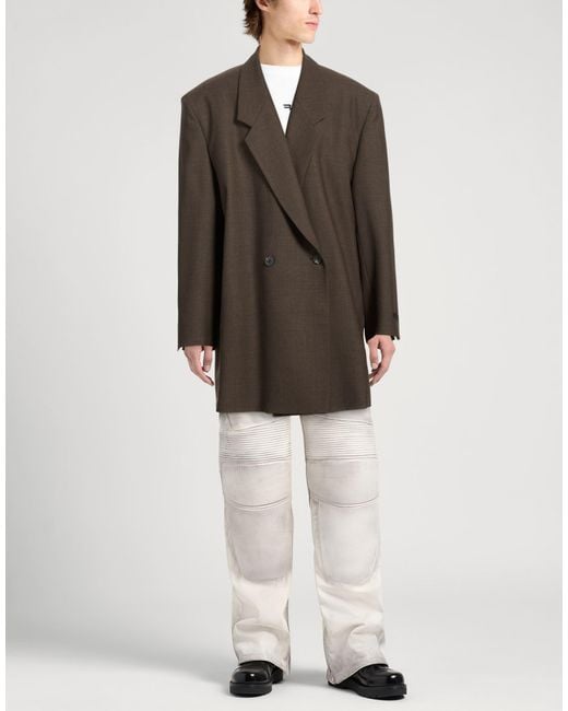Fear Of God Brown Chocolate Coat Wool for men