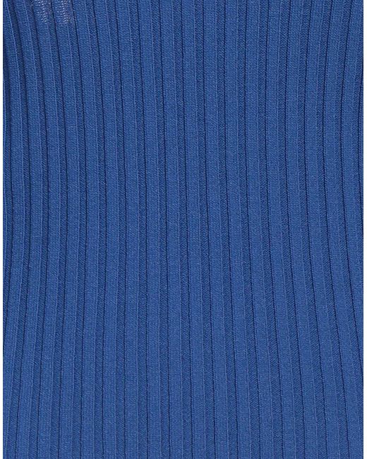 ERMANNO FIRENZE Blue Top Viscose, Polyamide