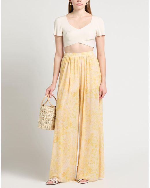 Patrizia Pepe Yellow Trouser