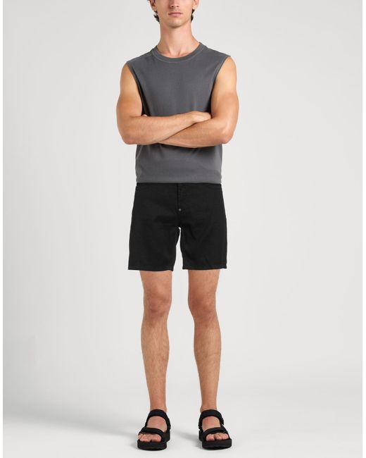 Bikkembergs Jeansshorts in Black für Herren