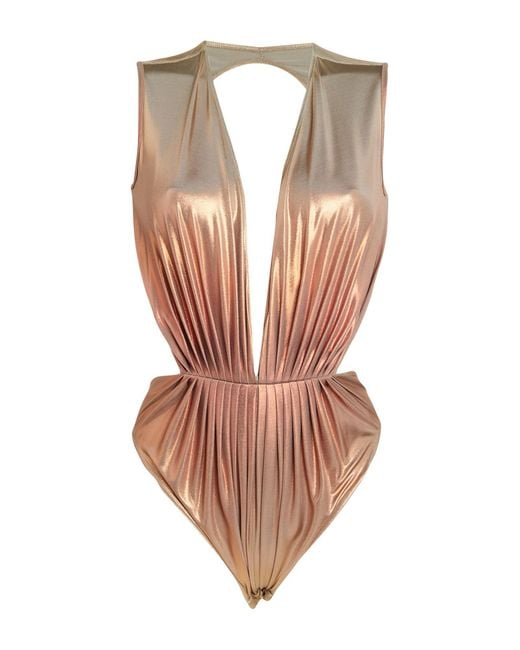 Rick Owens Multicolor Bodysuit Viscose, Elastane