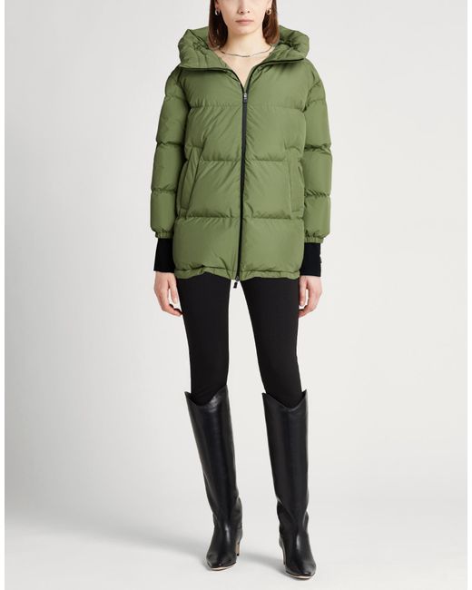 Herno Green Puffer Polyester, Ptfe