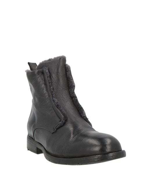 LEMARGO Black Ankle Boots Leather for men