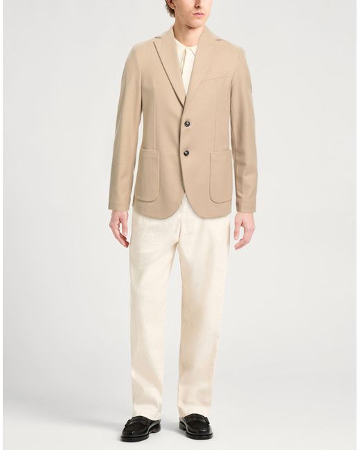 Circolo 1901 Natural Blazer Wool for men